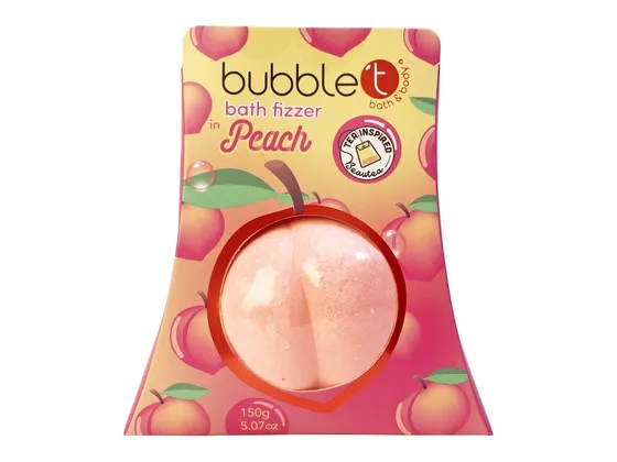 BubbleT Fruitea Bath Fizzer Peach - 150 g