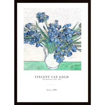 Irises Poster: En ikonisk Målning Från Vincent van Gogh
