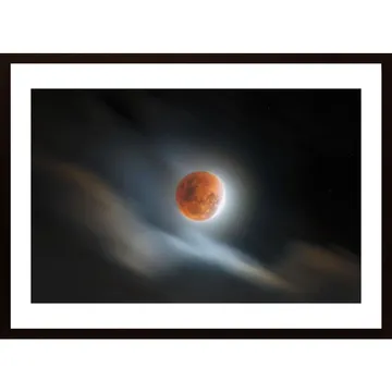 Super Blood Lunar Eclipse Poster: Ett fenomenalt skådespel