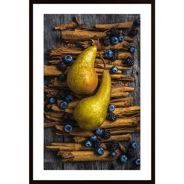 Pears And Cinammon Poster