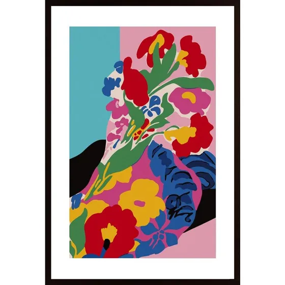 Market Flowers Poster