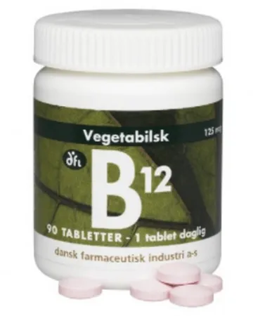 Berthelsen B12 125mcg: Optimalt Näringstillskott för Välbefinnande