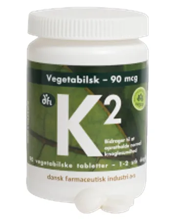 Berthelsen Naturprodukter - K2 90mcg: Stärker benhälsan
