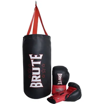 Brute Junior Boxing Kit PVC - Svart- Paket Boxning