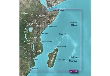 Garmin Eastern Africa Garmin microSDu2122/SDu2122 kort: HXAF001R: Exakta sjökartor för ditt äventyr