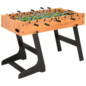 vidaXL Fotbollsbord utfällbart 121x61x80 cm ljusbrun: En Förfinad Kompis