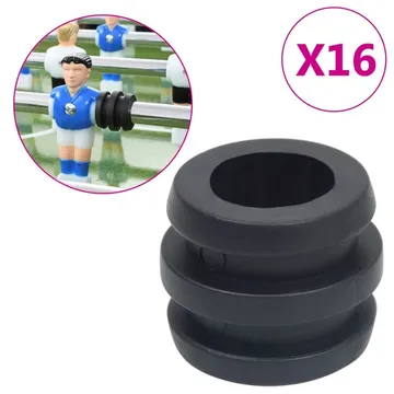 vidaXL Gummifjäder för fotbollsbord med 15,9/16 mm stavar - 16 st