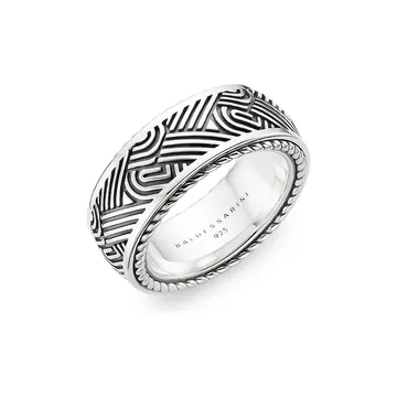 Baldessarini Ring herr: Klassisk design i silver