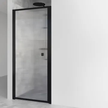 Macro Design Empire Nisch - Briljant duschdörr med linjeglas