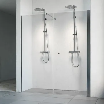 Duschdörr Macro Design Spirit Swing Nisch: En praktisk och stilren lösning för ditt badrum