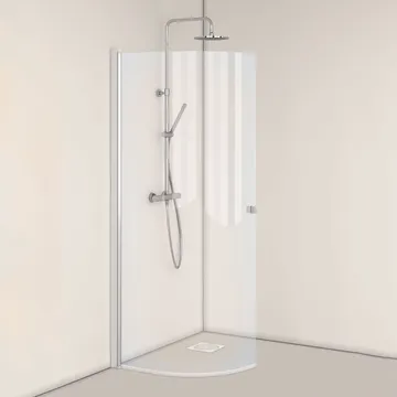 Duschdörr Hafa Igloo Pro J-DOOR 80 Klarglas: Eleganta badrumslösningar