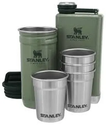 Stanley Adventure ShotFlask Gift Set Hammertone - Det perfekta setet för outdoor-entusiasten