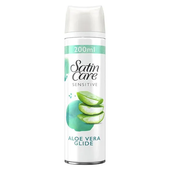 Venus Satin Care Shaving Gel Sensitive Aloe Vera Glide 200 ml
