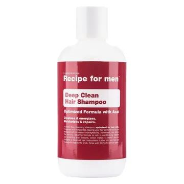 Recipe For Men Deep Cleansing Shampoo: Reng&ouml;r, skyddar & f&ouml;rst&auml;rker ditt h&aring;r