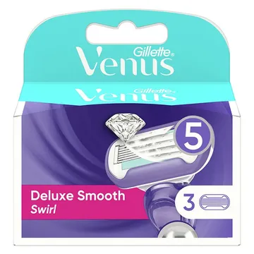 Venus Deluxe Smooth Swirl Rakblad 3 st: Upplev Extremt Sl�thud