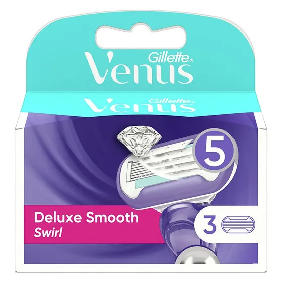 Venus Deluxe Smooth Swirl Razor Blades 3 st