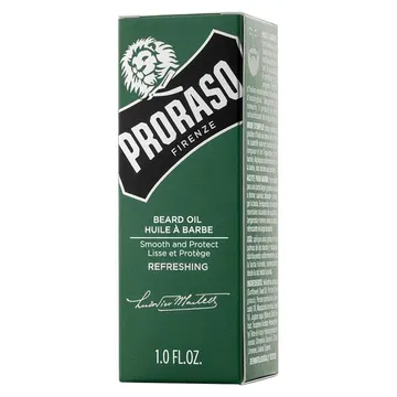 Proraso Beard Oil Refreshing 30 ml | Återfukta och motverka mj&auml;ll