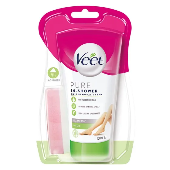 Veet Pure In-Shower Hair Removal Cream 150 ml