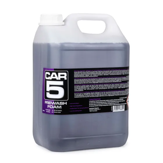 Förtvättsmedel CAR5 Prewash Foam, 5000 ml