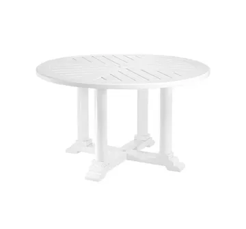 Bell Rive matbord runt vit: elegans och stil på din uteplats