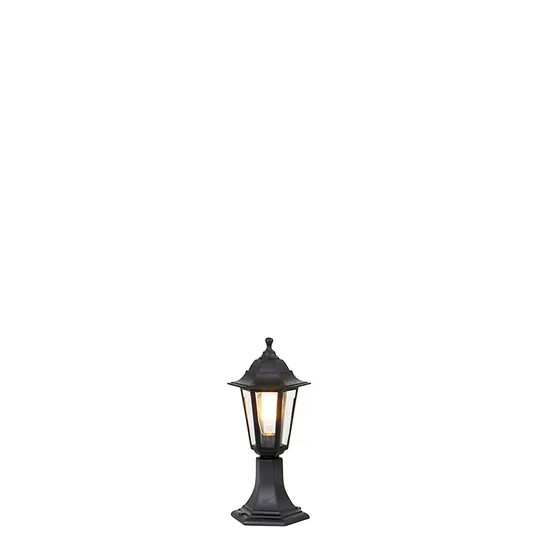 Klassisk utomhus golvlampa svart 42,2 cm IP44 - New Haven