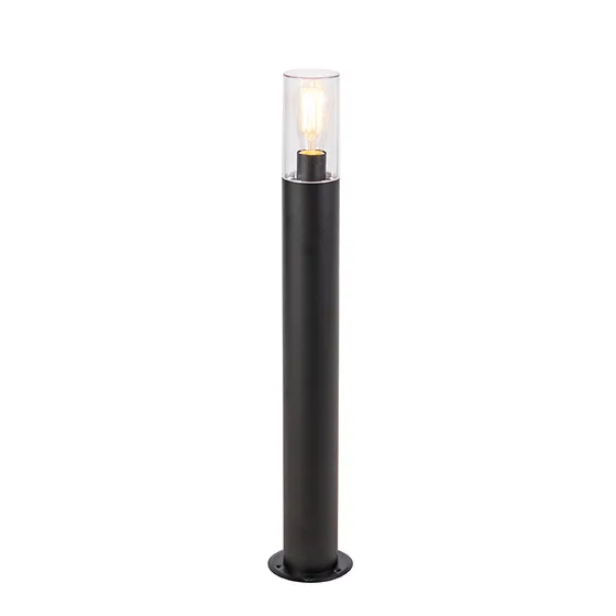 Modern stående utomhuslampa svart 80 cm - Rullo