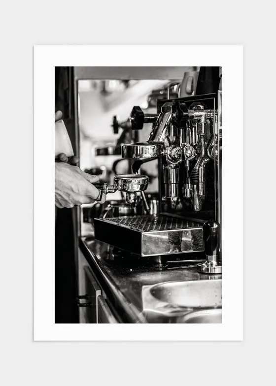 Making coffee poster - 70x100