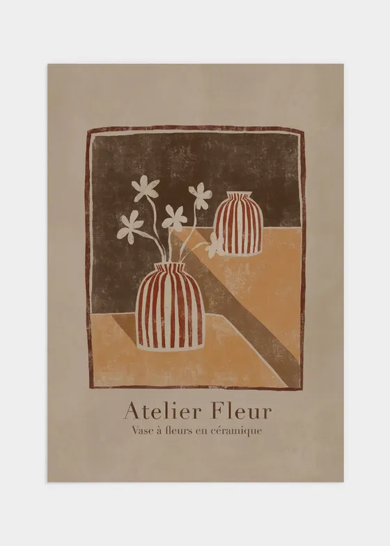 Atelier fleur poster - 70x100