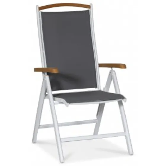2 st Ekenäs positionsstol vit aluminium - Polywood + Möbelvårdskit för textilier