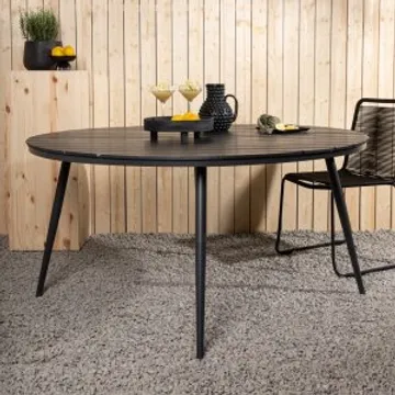 Break matbord Ø150 cm - Svart
