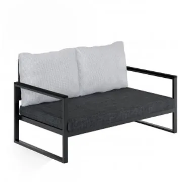 Montreal 2-sits soffa - Antracit + Fläckborttagare för möbler