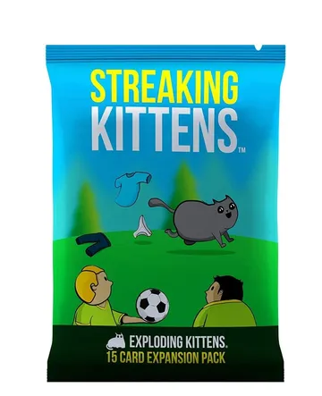 Exploding Kittens Streaking Kittens 2nd Expansion (Eng): Ett Meow-ligt Skämt