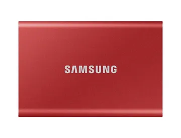 Snabb och kompakt lagring - Samsung Portable SSD T7 1TB i rött