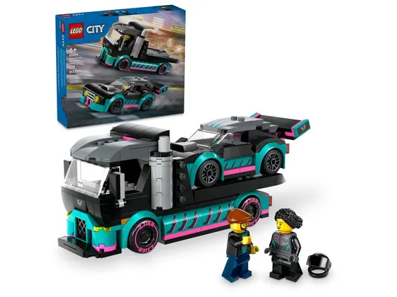 LEGO City Great Vehicles Racerbil och biltransport 60406