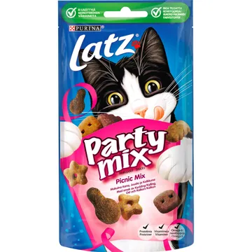 Kattgodis Party Mix Picnic - ett fräscht och rolig godis -ät kattvännen