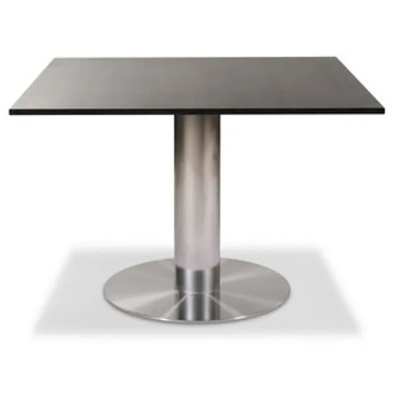 Next 108 cm matbord - Borstad stål / Marmor