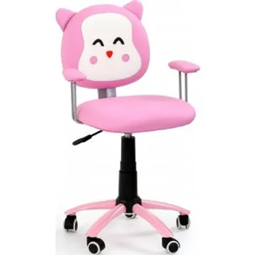 Karina rosa barnstol - skrivbordsstol med komfort