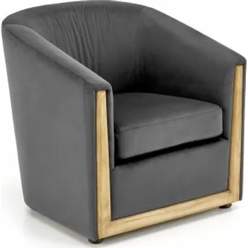En komfortabel fåtölj med en klassisk design - Enrico fåtöljen i grått