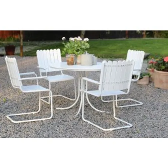 Kivik matgrupp bord inkl. 4 stolar - Vit + Fläckborttagare för möbler