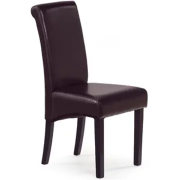 6 stycken svarta stolar med konstläder - Prisvärd och slitstarka