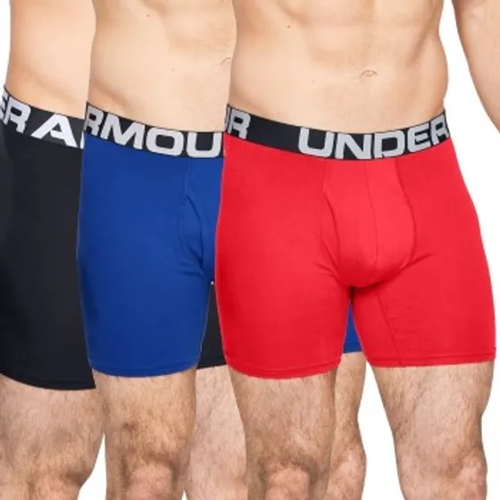 Under Armour 3-pack Charged Cotton 6in Boxer