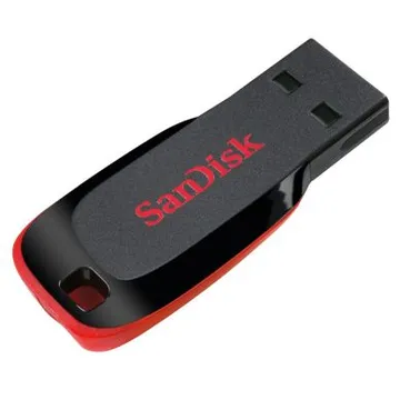 SANDISK SanDisk USB-minne 2.0 Blade 64GB Svart 780106 Replace: N/A