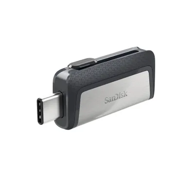SANDISK Sandisk USB-minne 3.1 Ultra Dual 256GB Typ C 619659154844 Replace: N/A