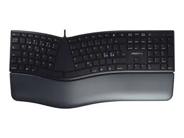 Cherry KC 4500 Ergo: Nordisk tangentbord för ergonomisk arbetsposition