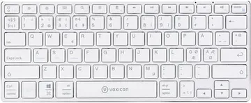 Voxicon Bt Keyboard 400 White: Kompakt, Exklusivt och Effektivt