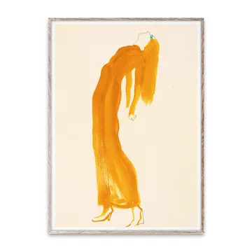 Paper Collective Poster The Saffron Dress 30x40: En Perfekt Matchning