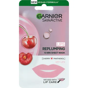 Garnier SkinActive Replumping 15 minuters arkmask fyller och återfuktar läpparna på 15 minuter