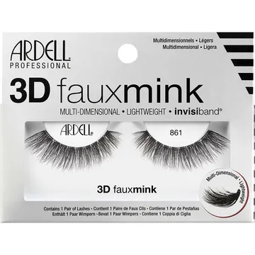 3D Faux Mink 861 - Ardell Multidimensionella Lösögonfransar För Fyllig Effekt