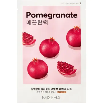 MISSHA Airy Fit Sheet Mask (Pomegranate) - återfukta med granatäpple