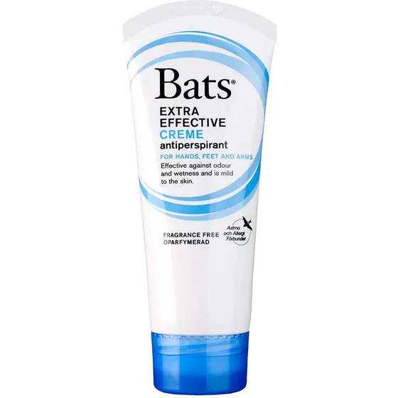 Extra Effective Crème Antiperspirant, 60 ml Bats Damdeodorant